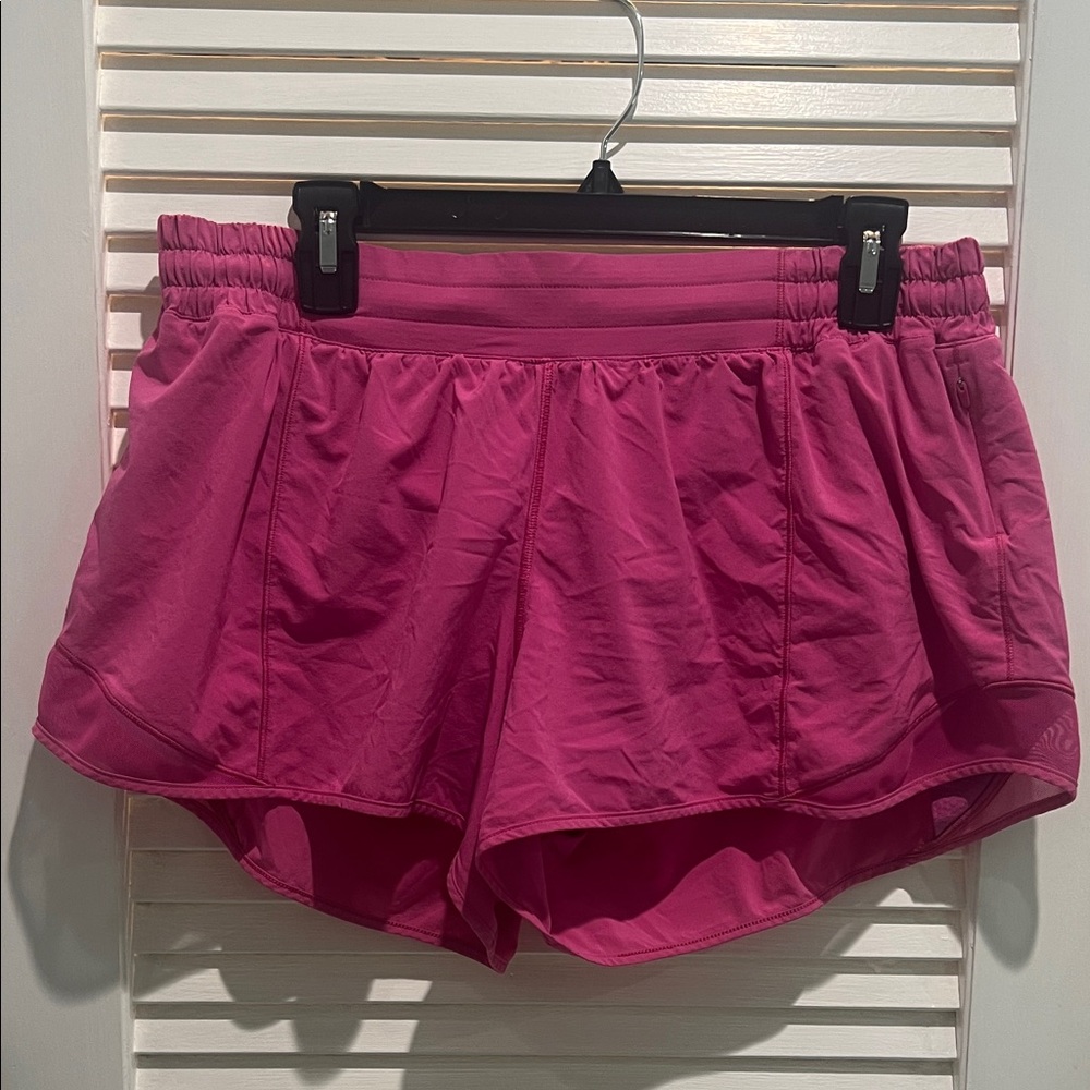 Pink Women's lululemon shorts size 14